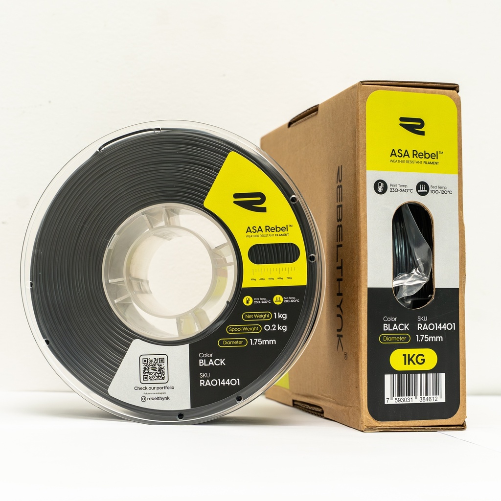 Filamento Rebelthynk ASA Rebel 1.75mm 1kg