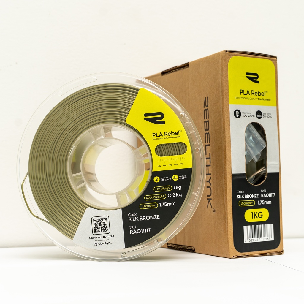 Filamento Rebelthynk PLA Rebel Silk 1.75mm 1kg