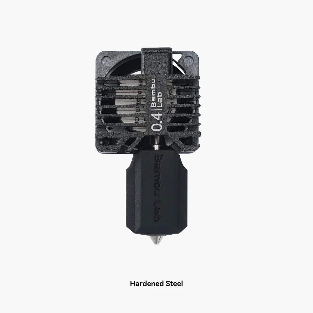 Ensamble Hot End Bambu Lab Acero Endurecido 0.4mm - Series X1C