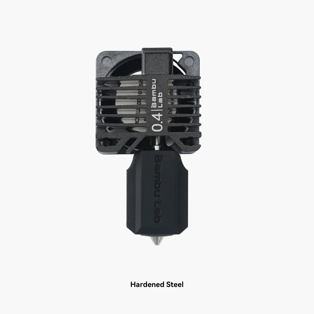 Ensamble Hot End Acero Endurecido 0.4mm - Bambu Lab P1