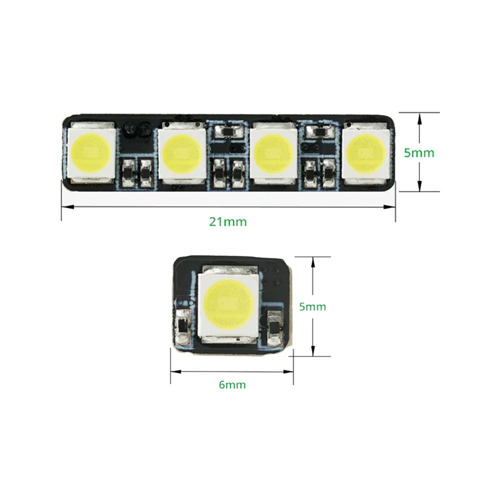 LED Board 5V-3030 con Conector SH1.0 Bambu Lab (5UND)